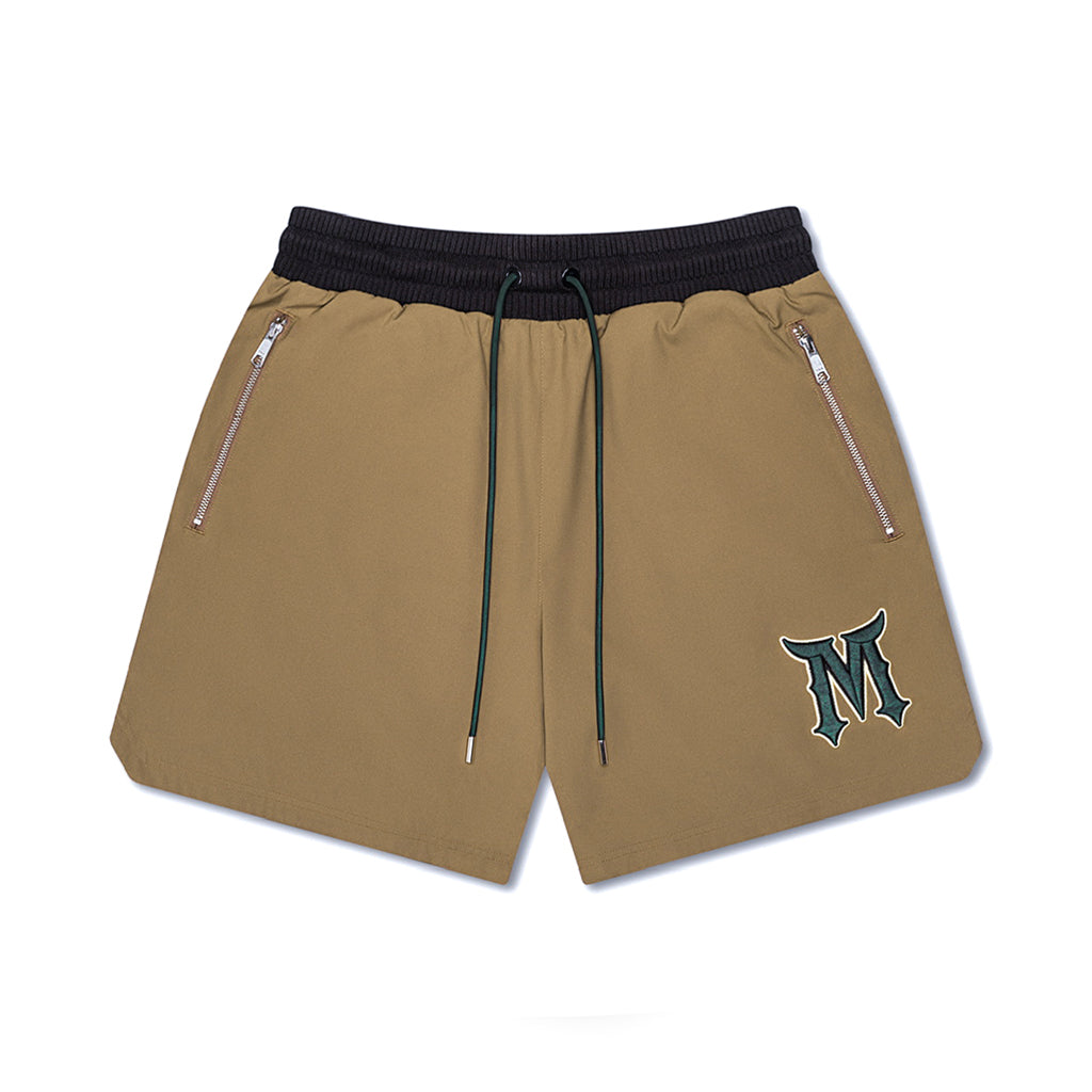 Sand & Forest Green Shorts