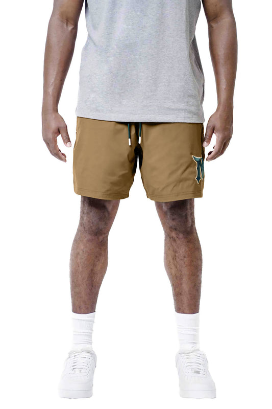 Sand & Forest Green Shorts